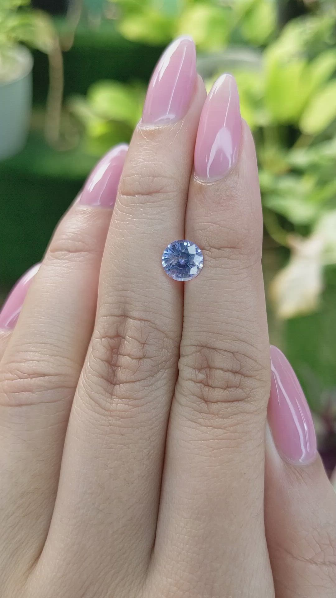 1.55 Ct. Blue Sapphire from Ceylon (Sri Lanka) Size Video