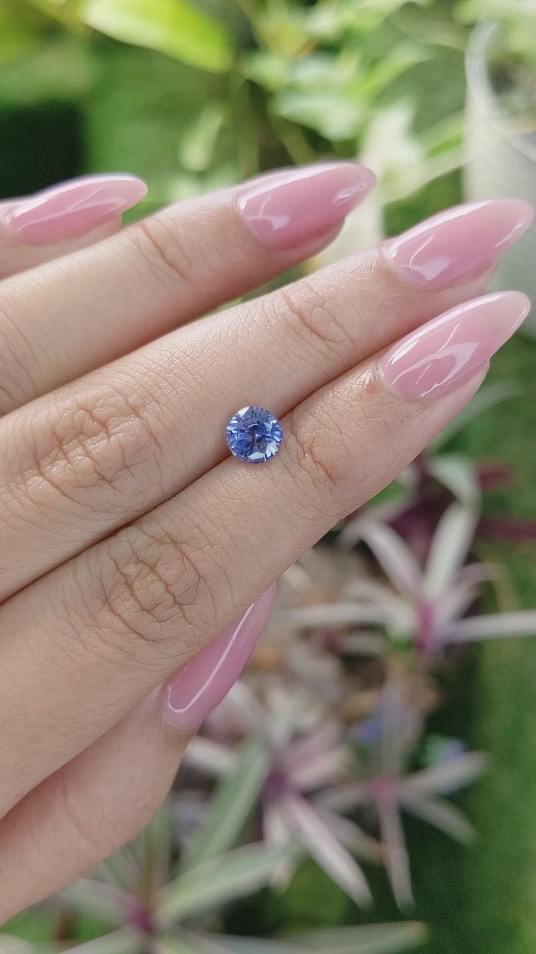 1.34 Ct. Blue Sapphire from Ceylon (Sri Lanka) Size Video