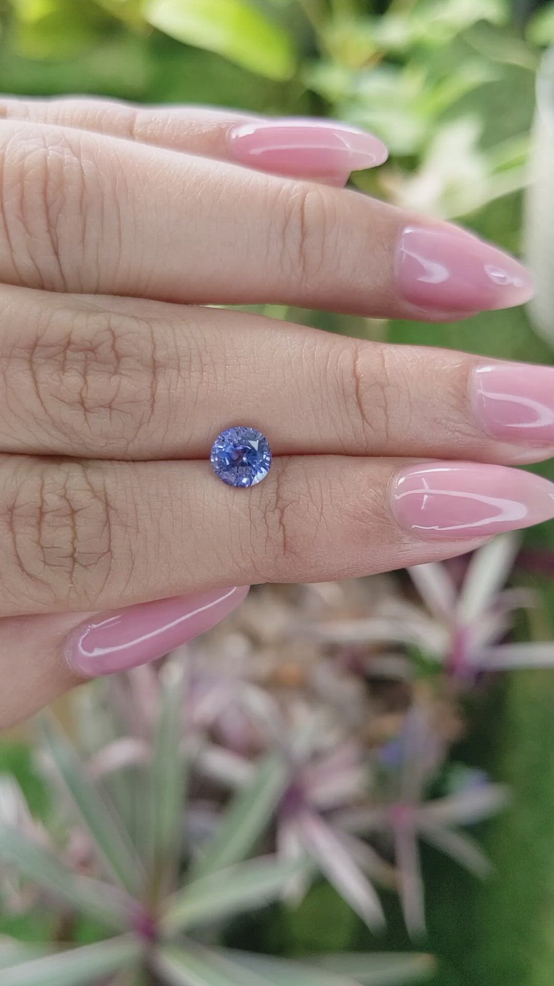 1.34 Ct. Blue Sapphire from Ceylon (Sri Lanka) Size Video