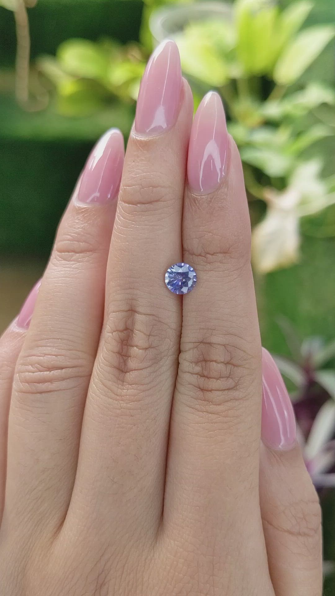 0.81 Ct. Blue Sapphire from Ceylon (Sri Lanka) Size Video