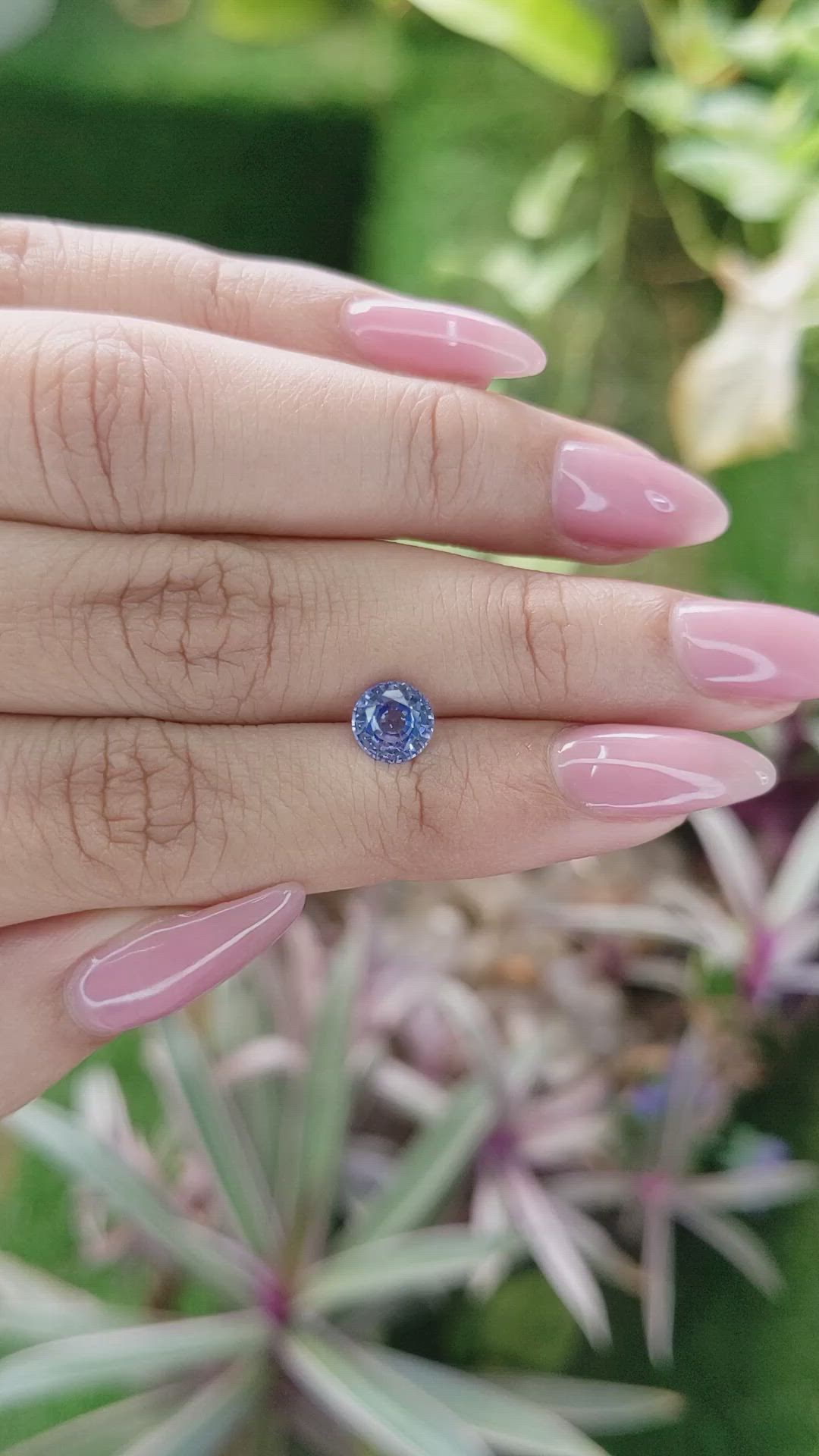 1.40 Ct. Blue Sapphire from Ceylon (Sri Lanka) Size Video