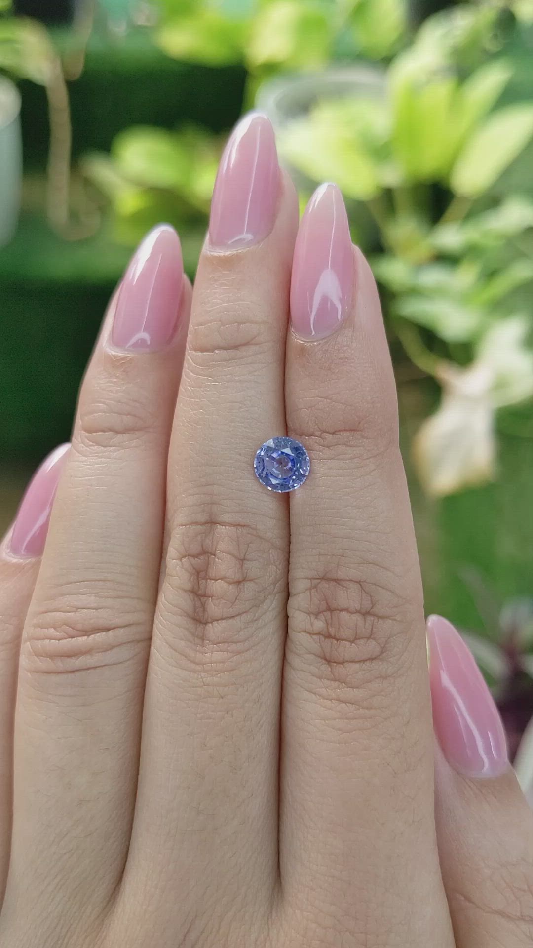 1.40 Ct. Blue Sapphire from Ceylon (Sri Lanka) Size Video