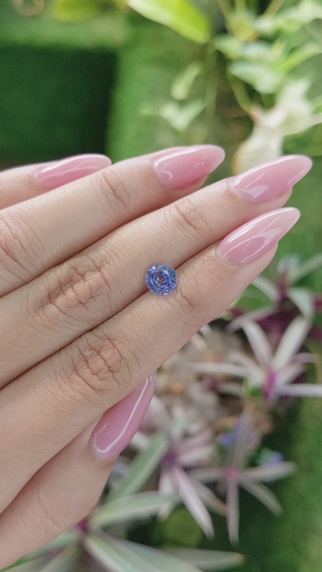 1.40 Ct. Blue Sapphire from Ceylon (Sri Lanka) Size Video