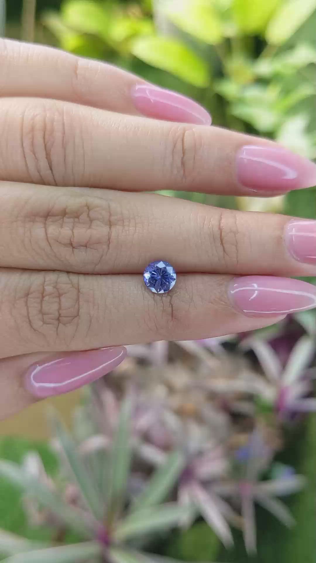 1.15 Ct. Blue Sapphire from Ceylon (Sri Lanka) Size Video