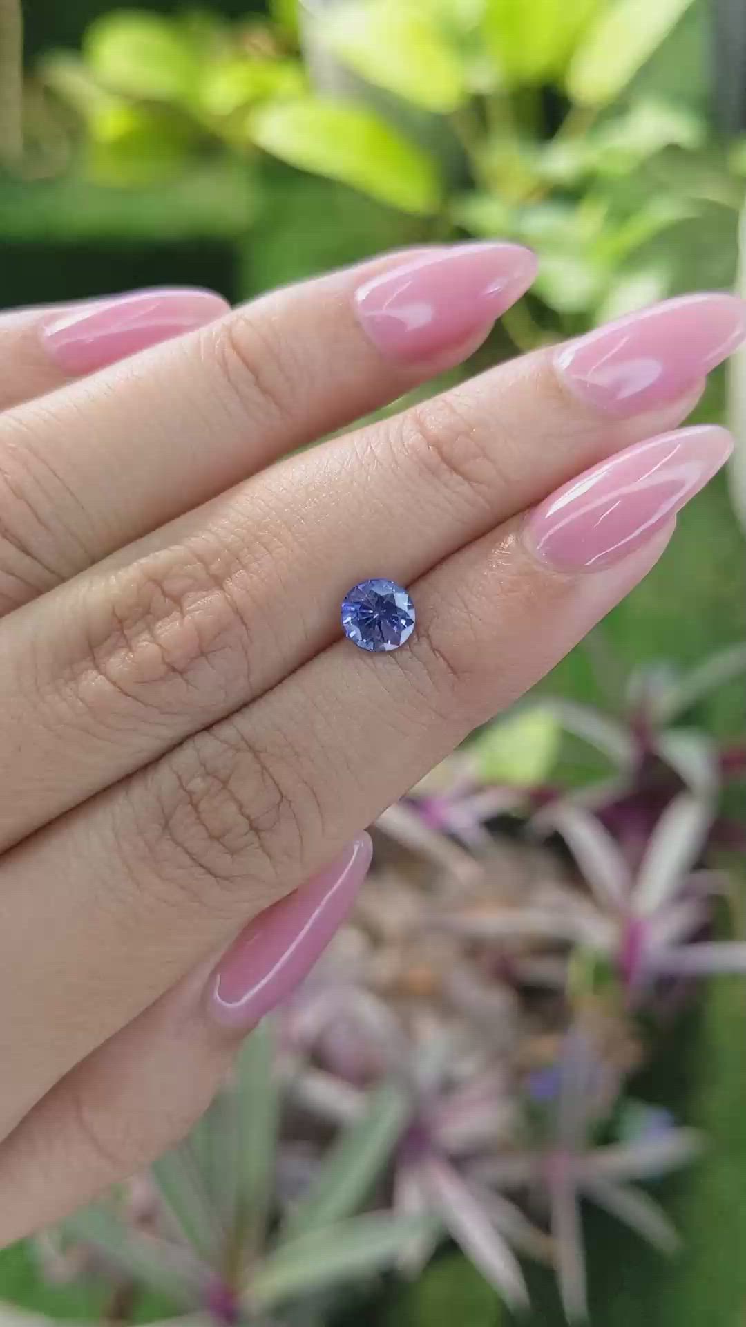1.15 Ct. Blue Sapphire from Ceylon (Sri Lanka) Size Video