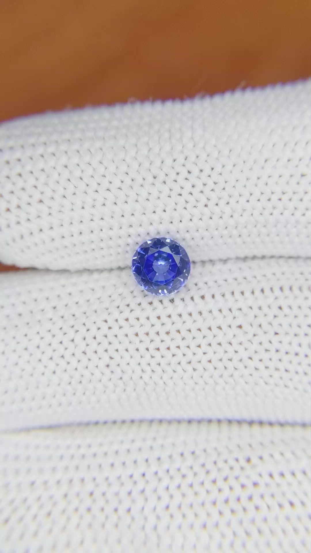 1.17 Ct. Blue Sapphire from Ceylon (Sri Lanka) Size Video