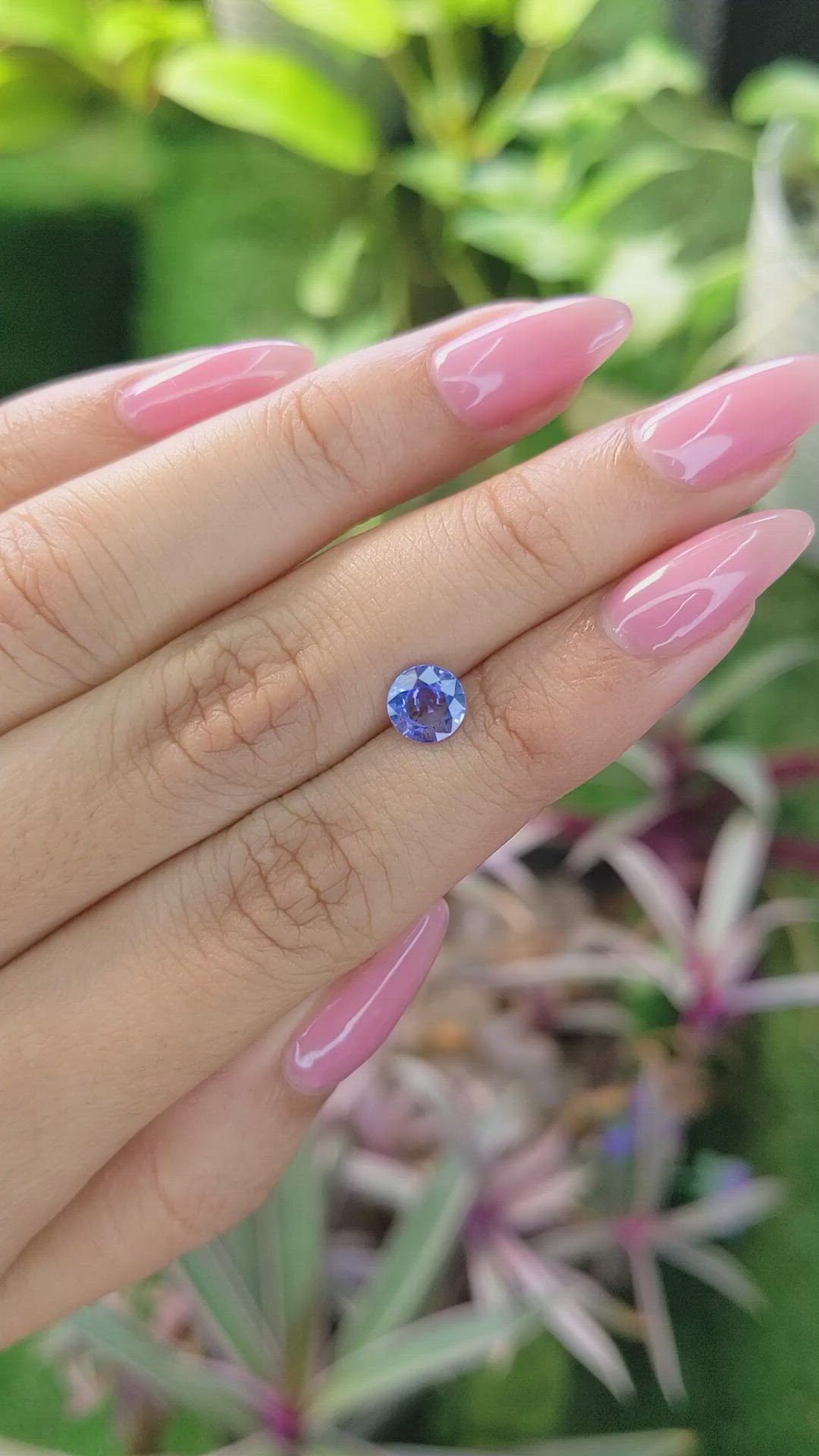 0.94 Ct. Blue Sapphire from Ceylon (Sri Lanka) Size Video