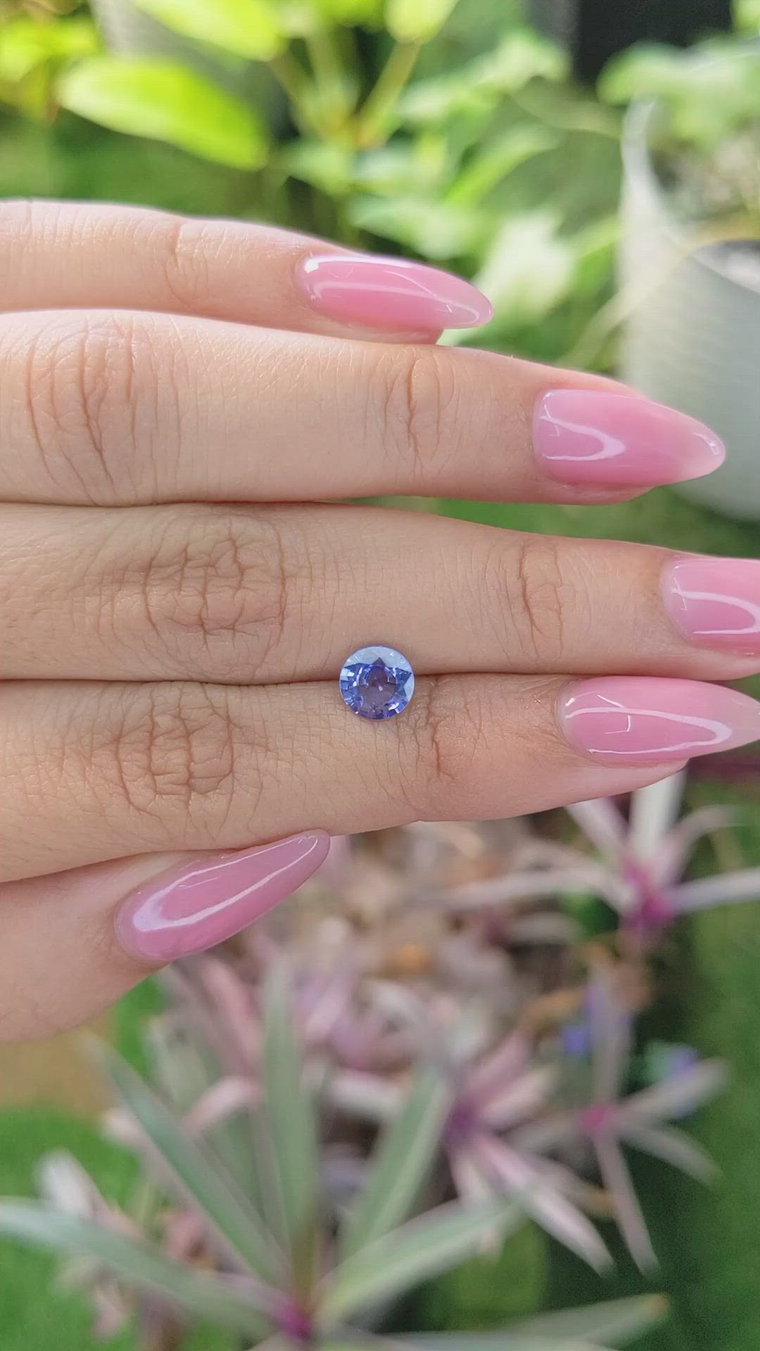 0.94 Ct. Blue Sapphire from Ceylon (Sri Lanka) Size Video