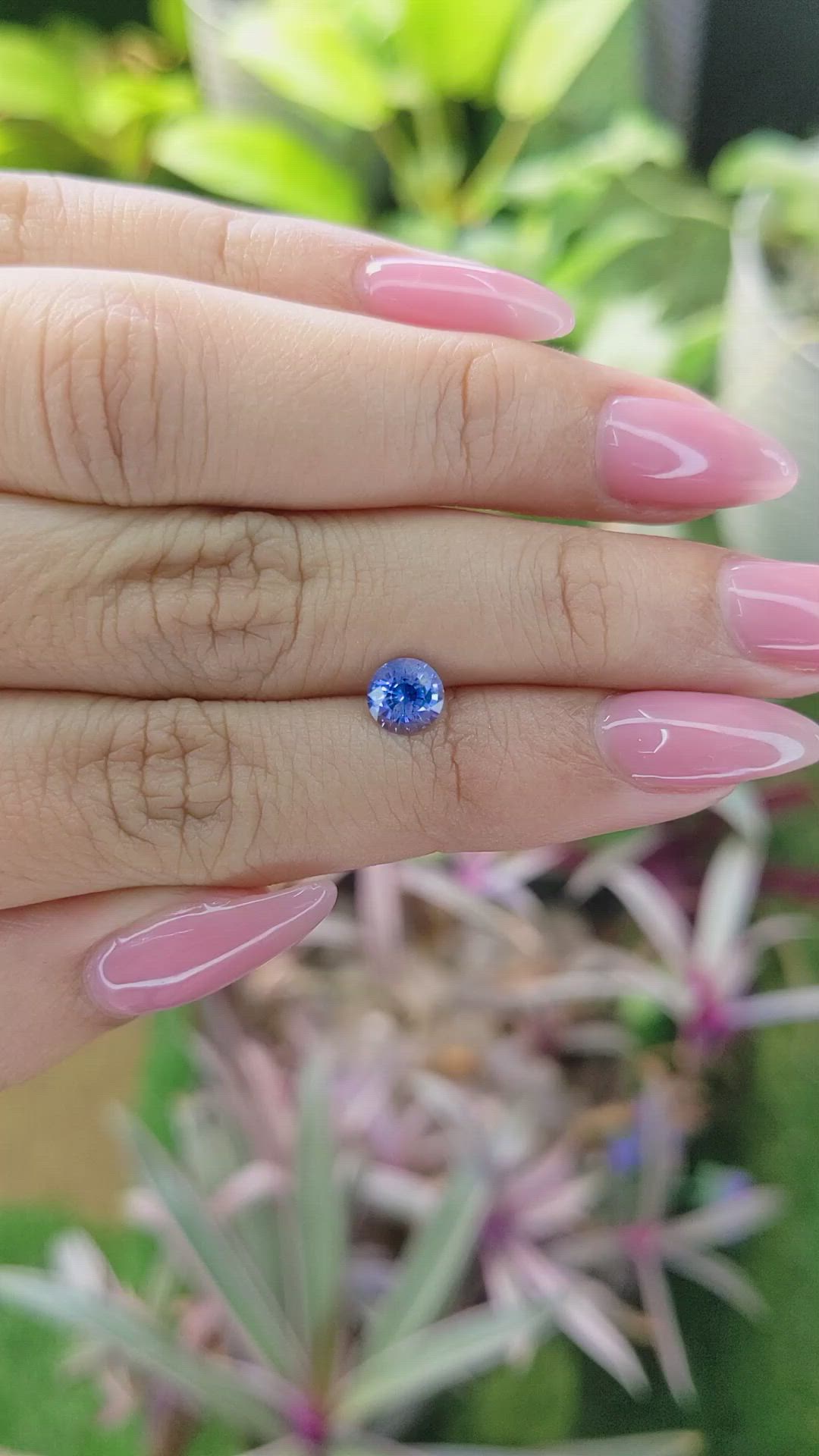 0.93 Ct. Blue Sapphire from Ceylon (Sri Lanka) Size Video
