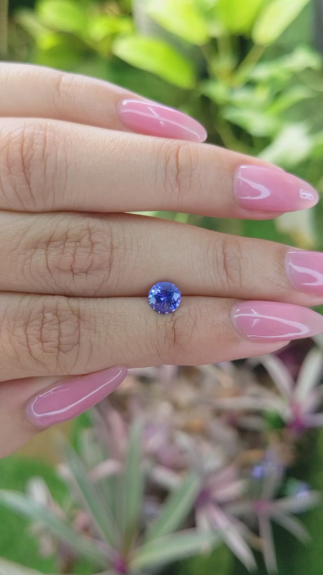 1.02 Ct. Blue Sapphire from Ceylon (Sri Lanka) Size Video