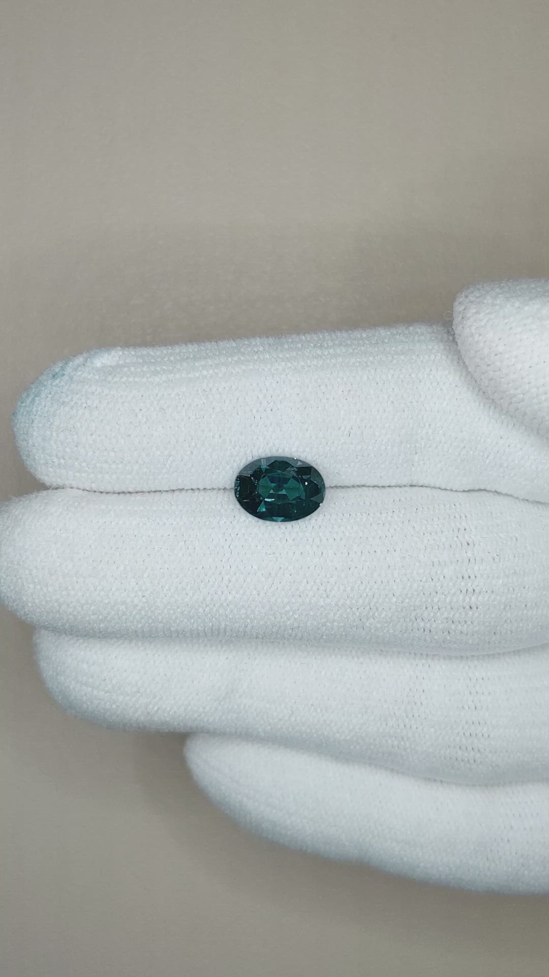 1.88 Ct. Greenish Blue Sapphire from Ceylon (Sri Lanka) Size Video