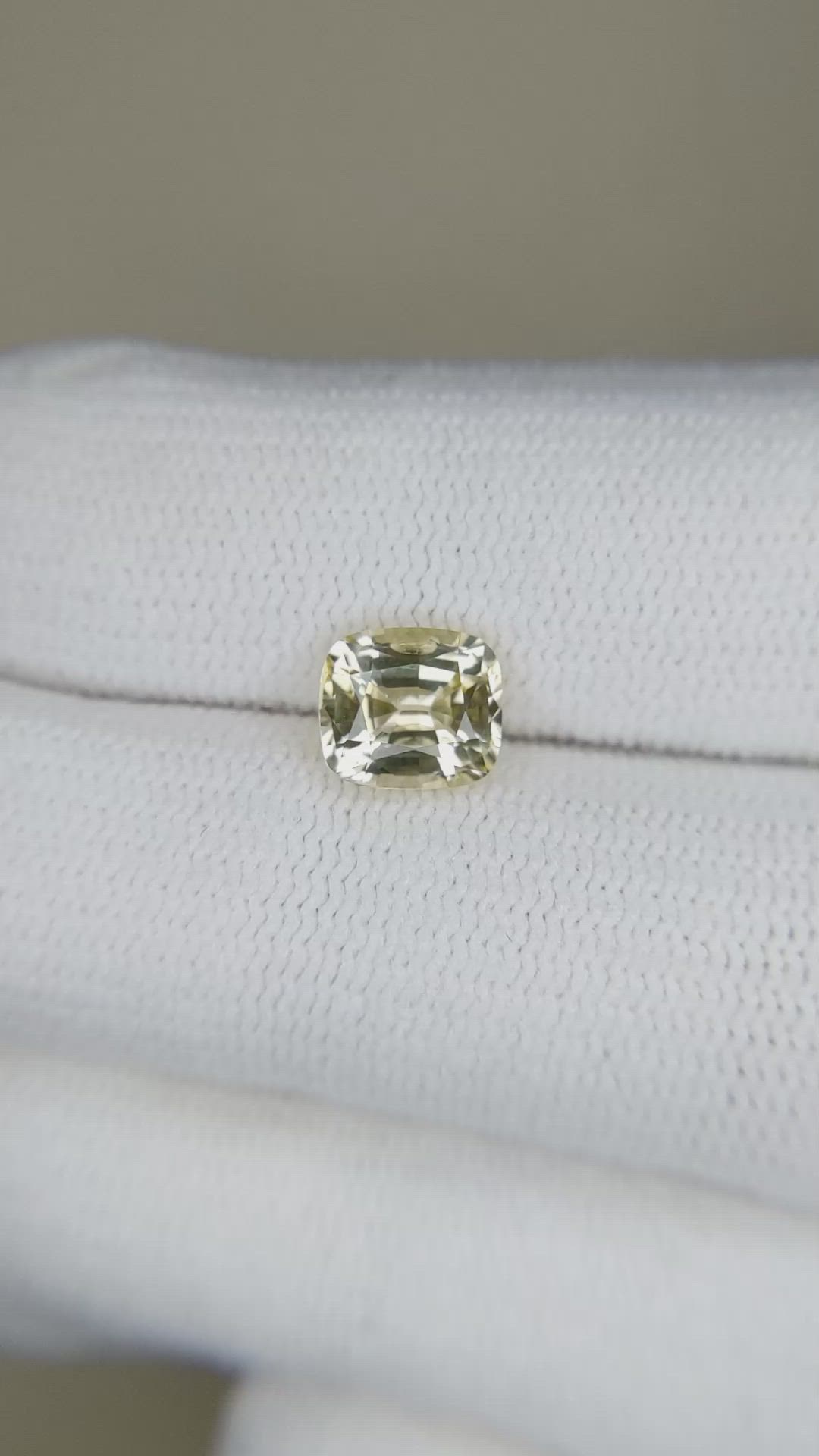 1.45 Ct. Yellow Sapphire from Ceylon (Sri Lanka) Size Video