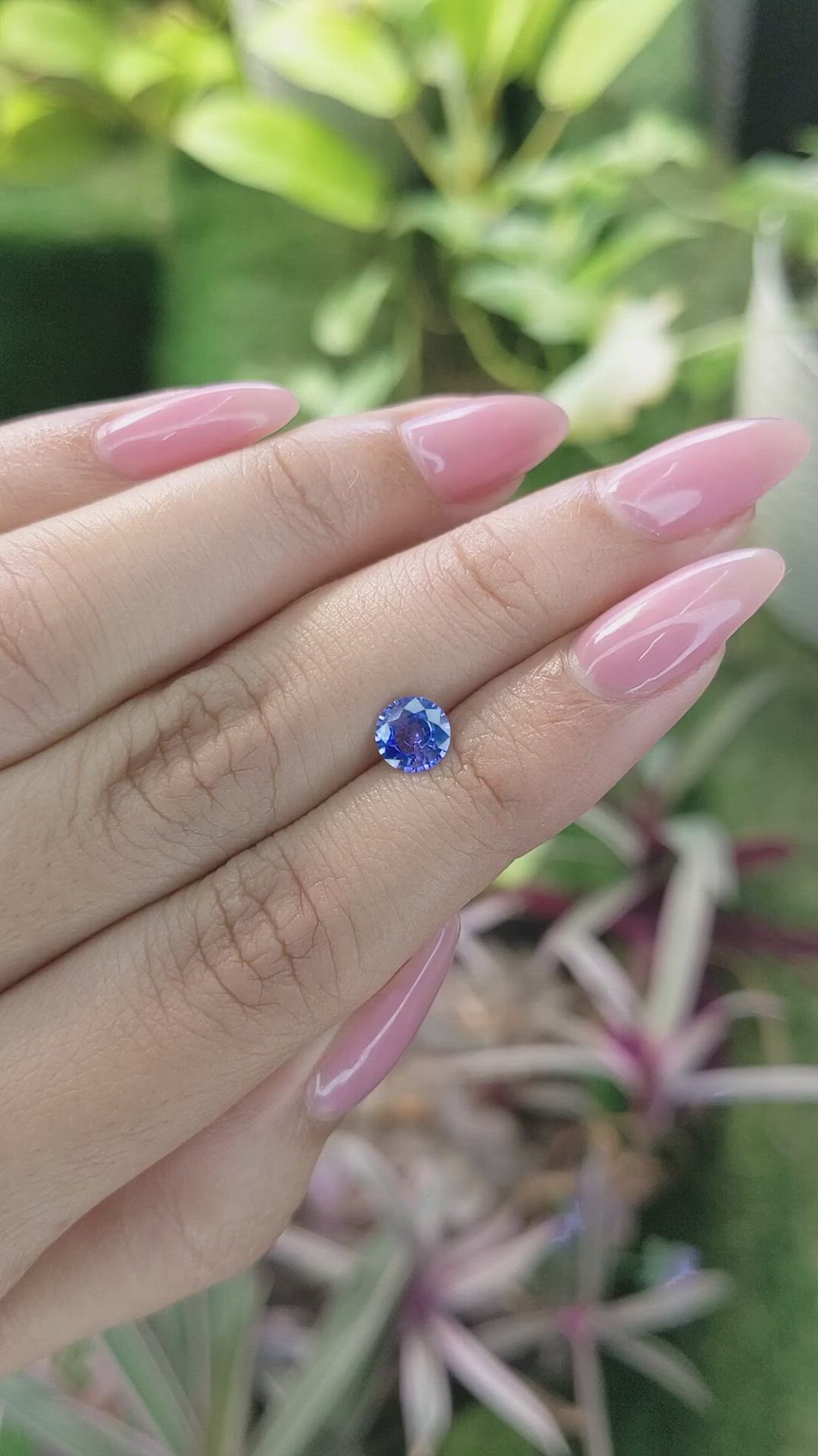 0.79 Ct. Blue Sapphire from Ceylon (Sri Lanka) Size Video