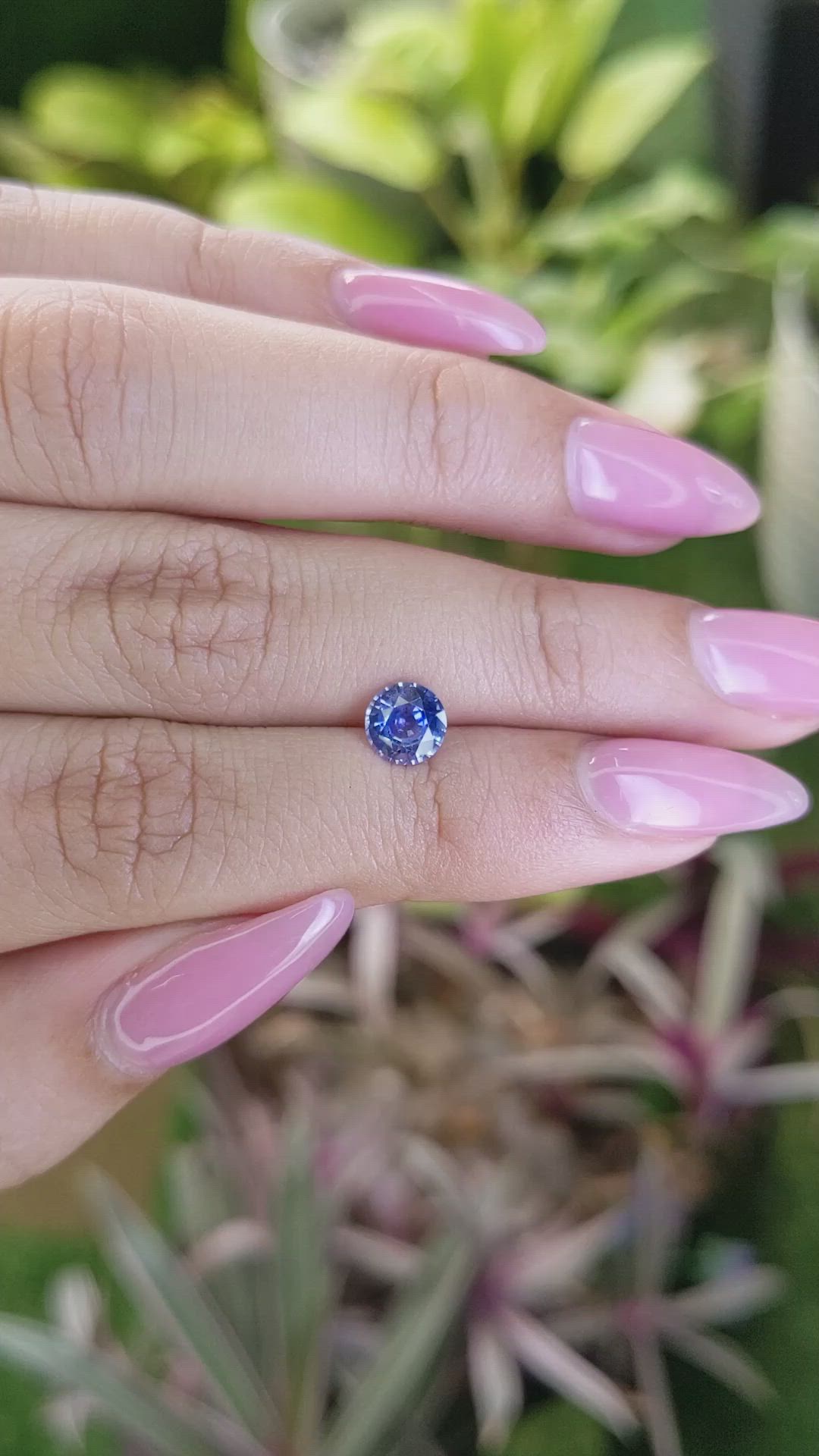 1.09 Ct. Blue Sapphire from Ceylon (Sri Lanka) Size Video