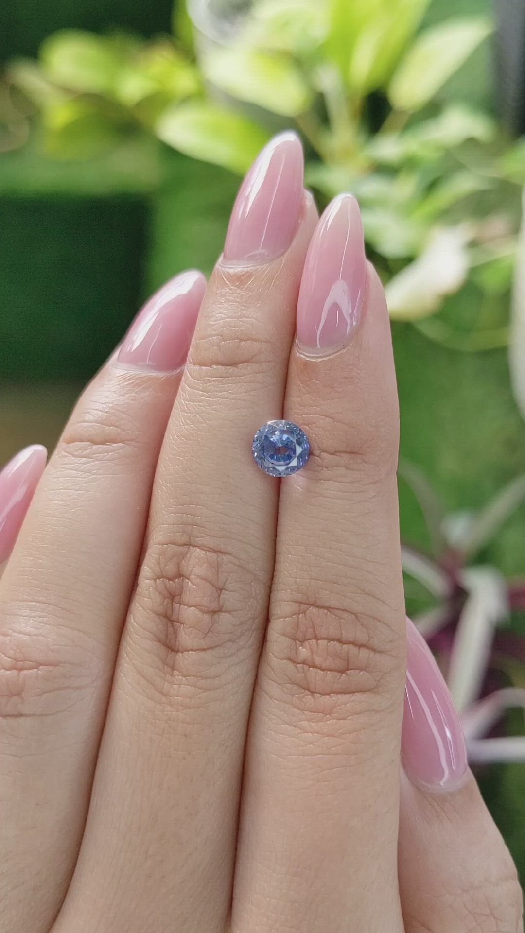 1.75 Ct. Blue Sapphire from Ceylon (Sri Lanka) Size Video