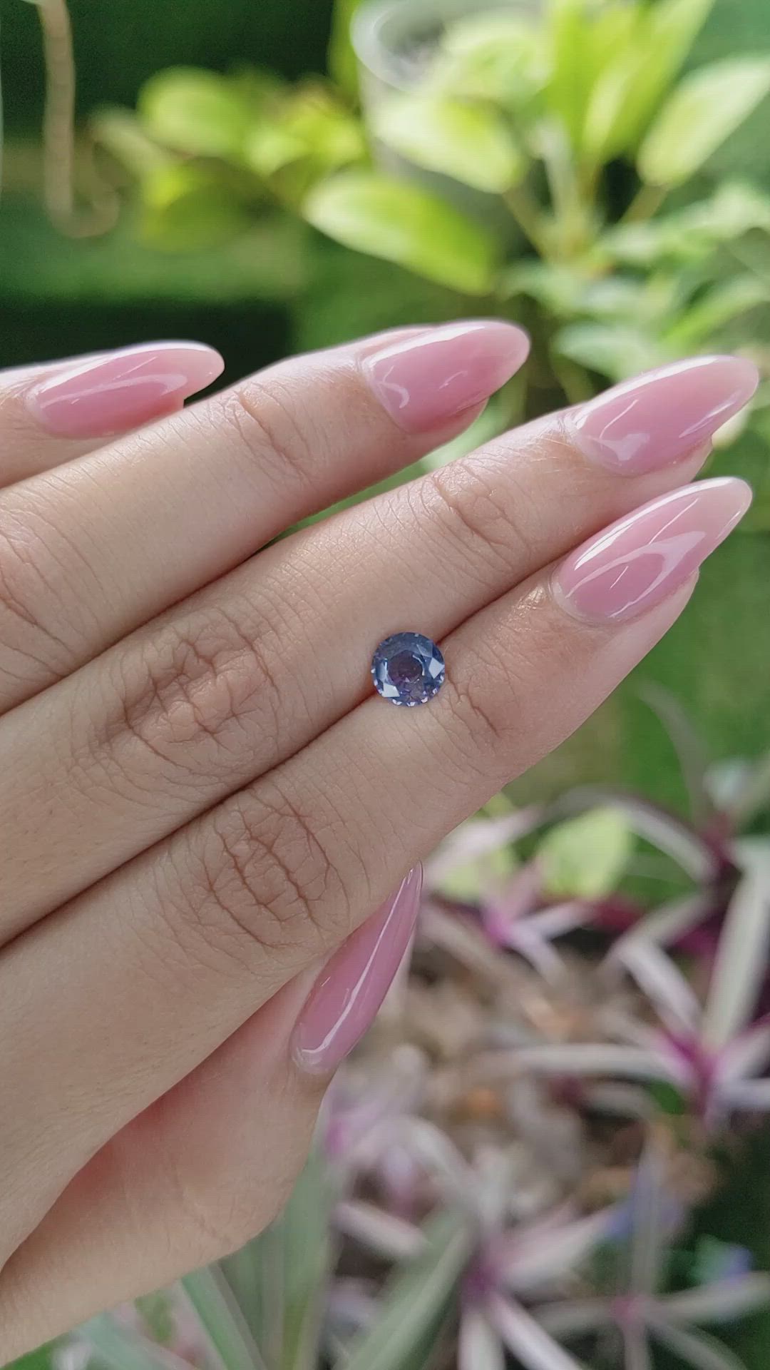 0.93 Ct. Blue Sapphire from Ceylon (Sri Lanka) Size Video