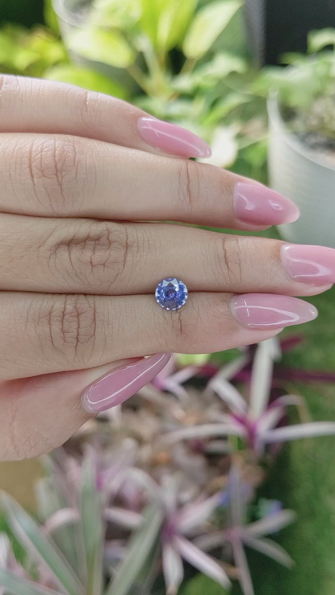1.05 Ct. Blue Sapphire from Ceylon (Sri Lanka) Size Video