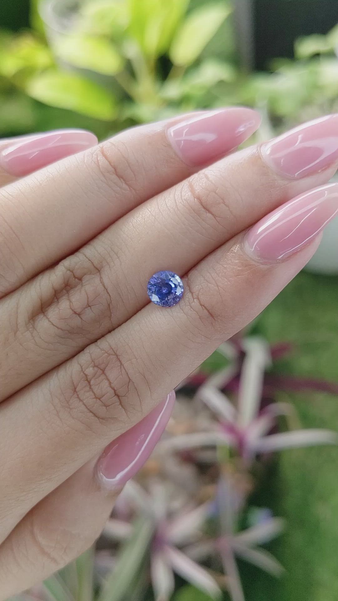 1.16 Ct. Blue Sapphire from Ceylon (Sri Lanka) Size Video