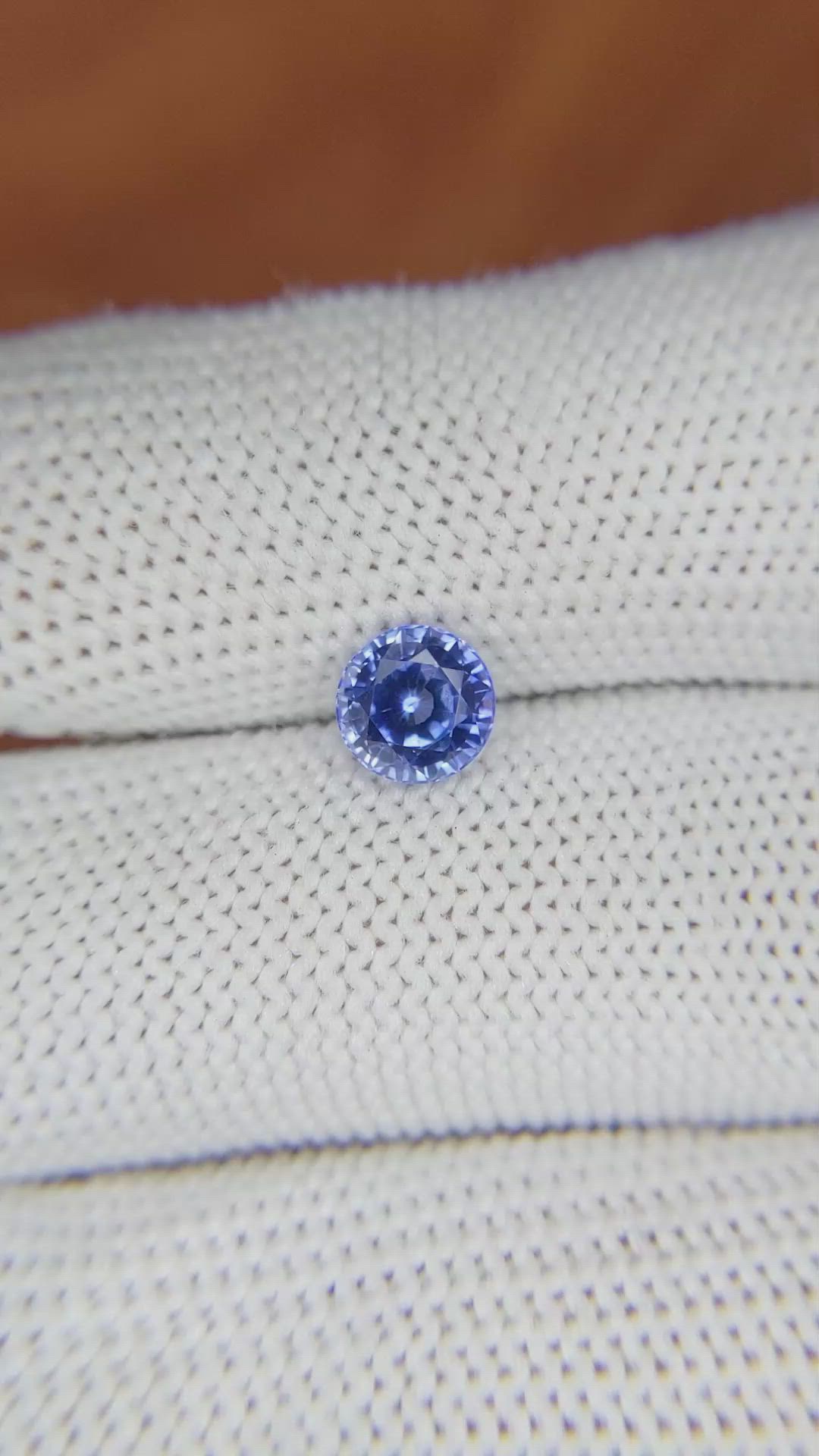 1.16 Ct. Blue Sapphire from Ceylon (Sri Lanka) Size Video