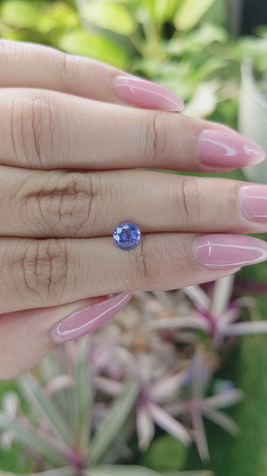 1.16 Ct. Blue Sapphire from Ceylon (Sri Lanka) Size Video