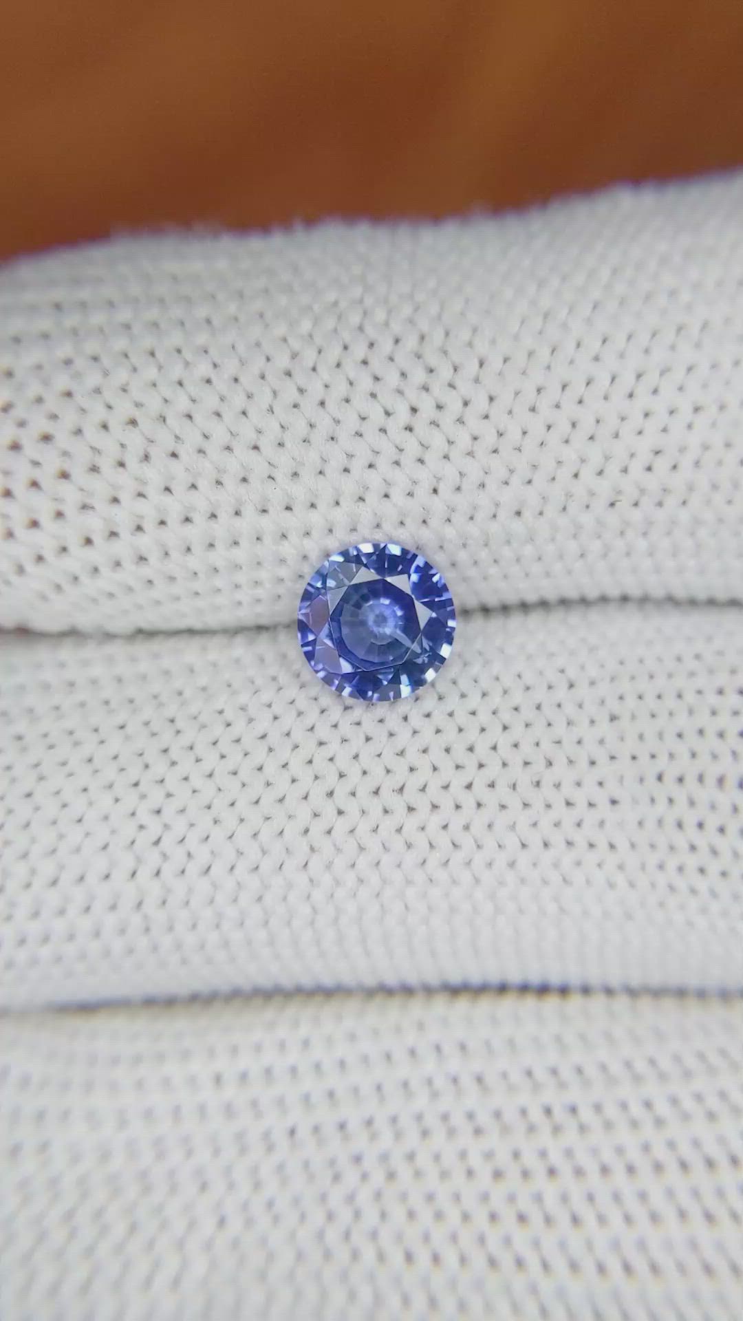1.31 Ct. Blue Sapphire from Ceylon (Sri Lanka) Size Video