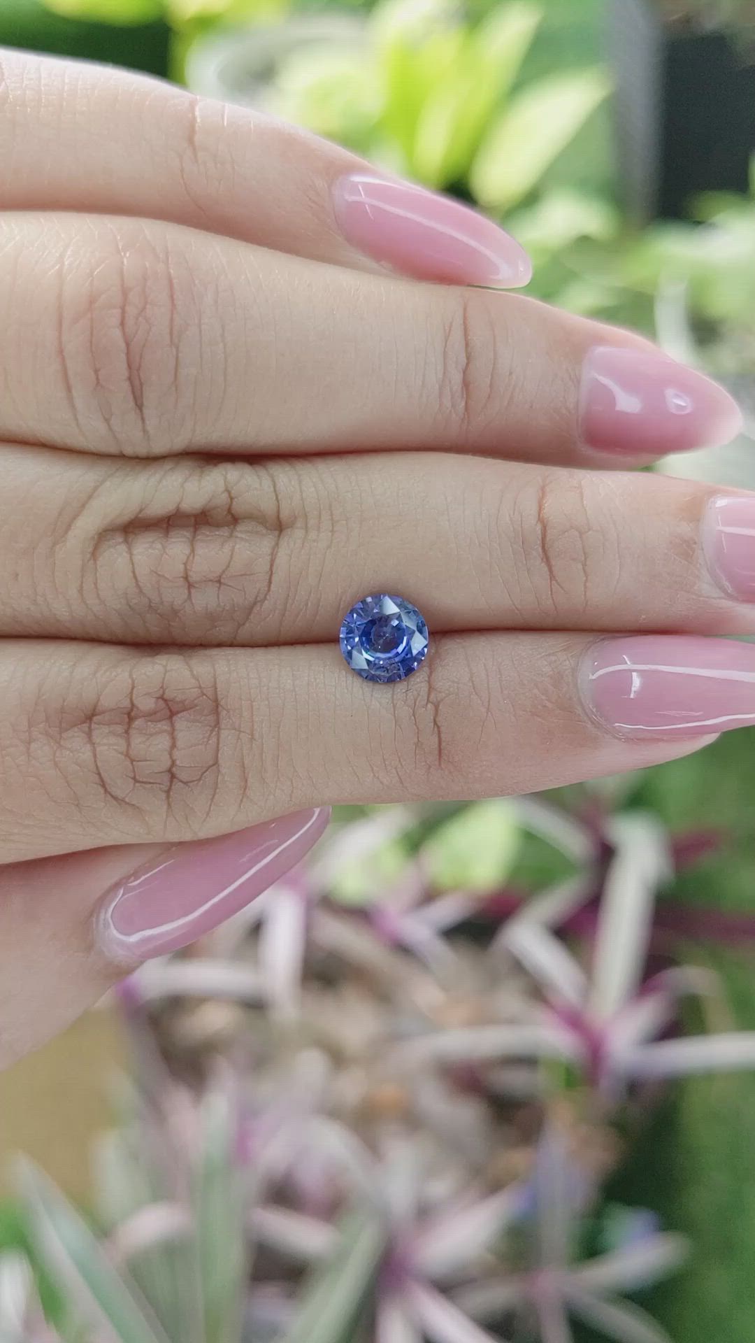1.31 Ct. Blue Sapphire from Ceylon (Sri Lanka) Size Video