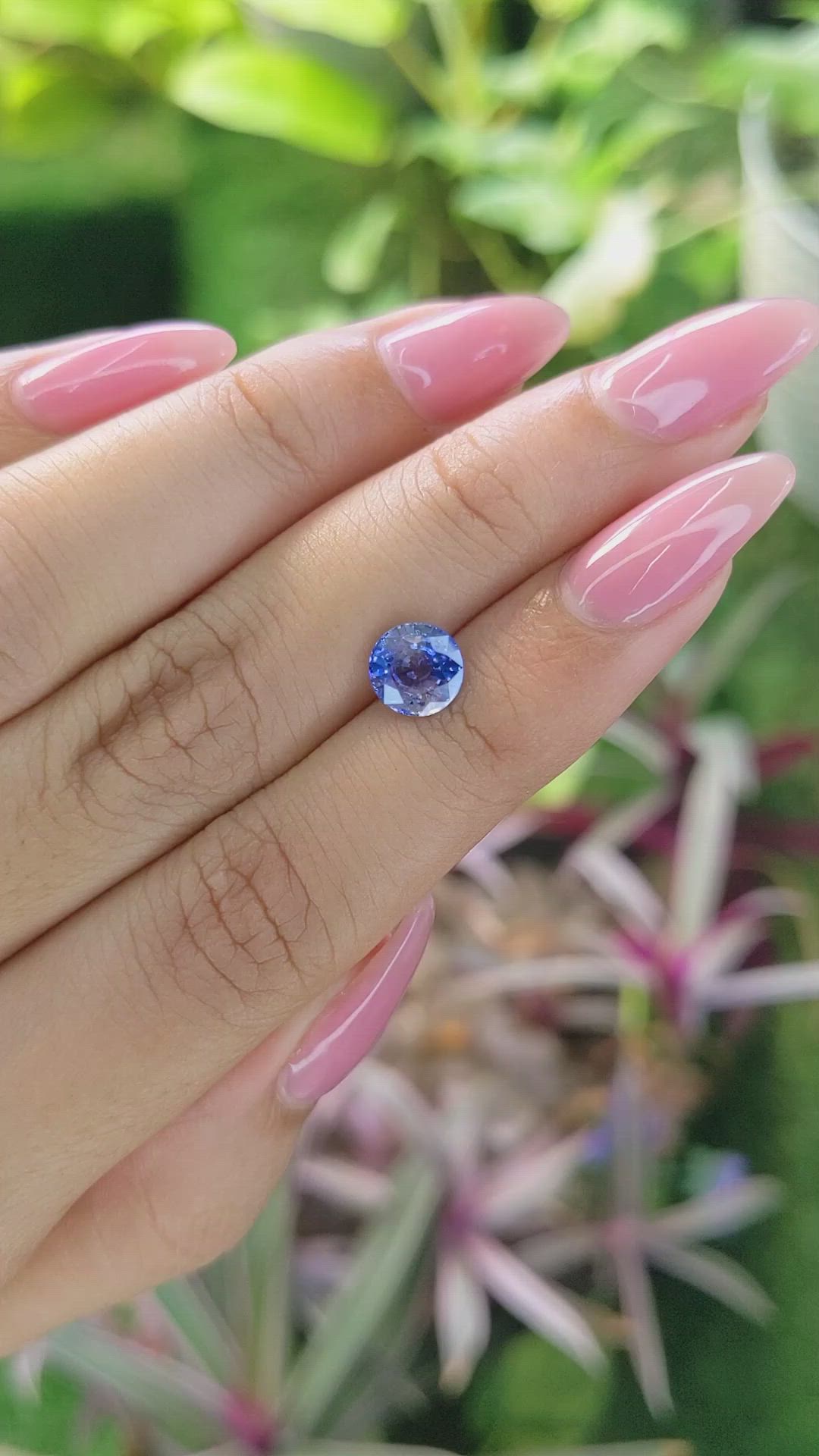 1.64 Ct. Blue Sapphire from Ceylon (Sri Lanka) Size Video