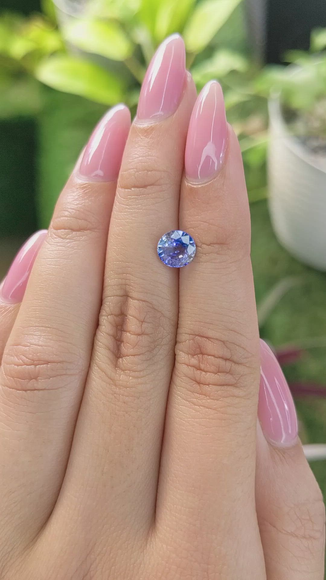 1.64 Ct. Blue Sapphire from Ceylon (Sri Lanka) Size Video