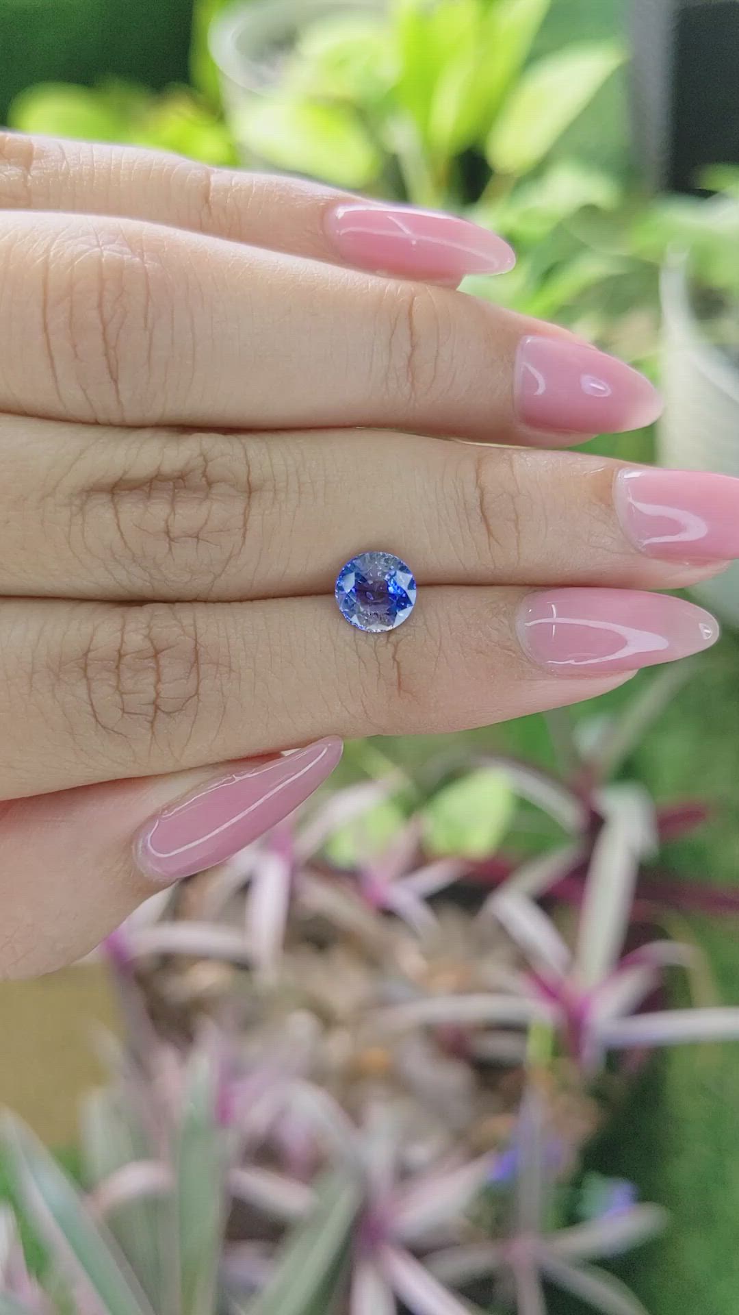 1.64 Ct. Blue Sapphire from Ceylon (Sri Lanka) Size Video