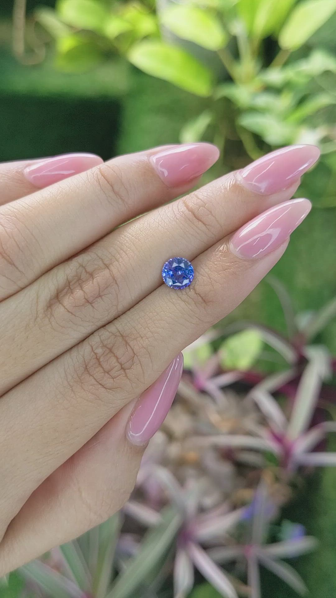 1.14 Ct. Blue Sapphire from Ceylon (Sri Lanka) Size Video