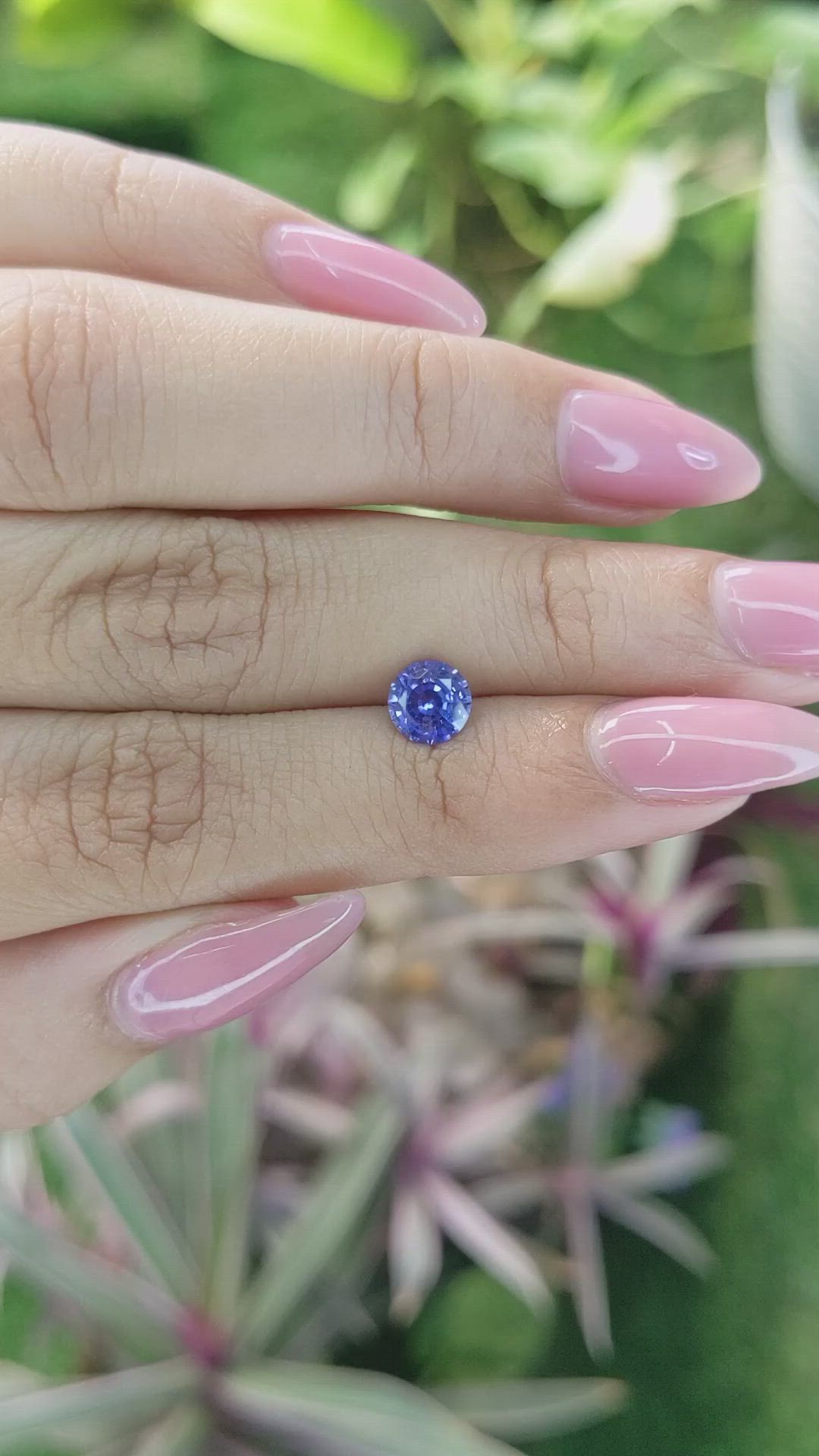 1.04 Ct. Blue Sapphire from Ceylon (Sri Lanka) Size Video