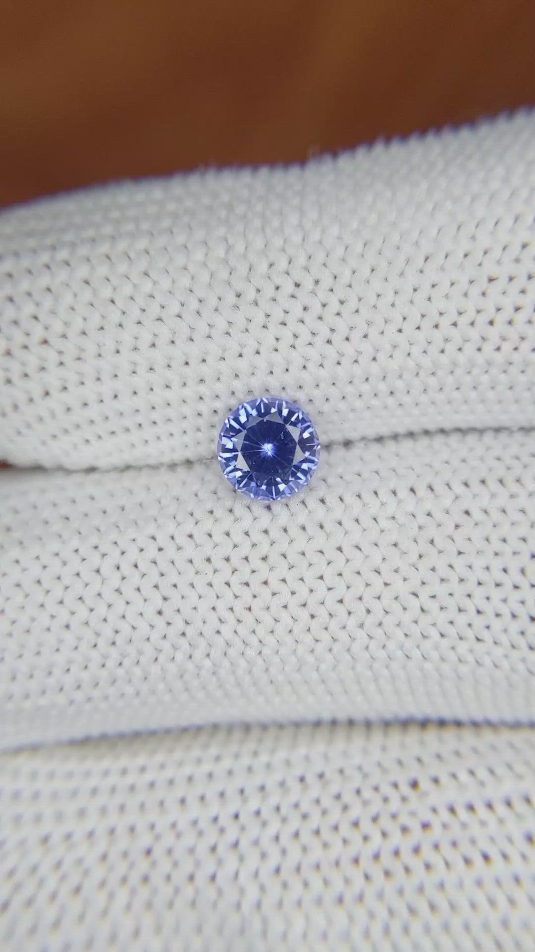 0.97 Ct. Blue Sapphire from Ceylon (Sri Lanka) Size Video