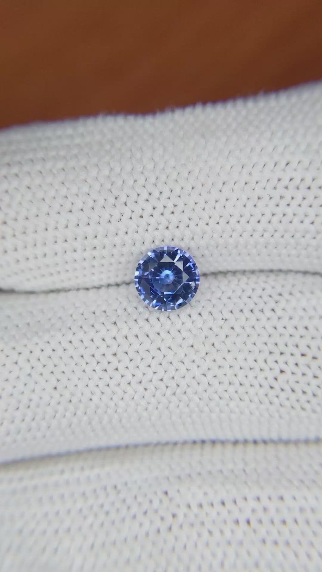1.15 Ct. Blue Sapphire from Ceylon (Sri Lanka) Size Video
