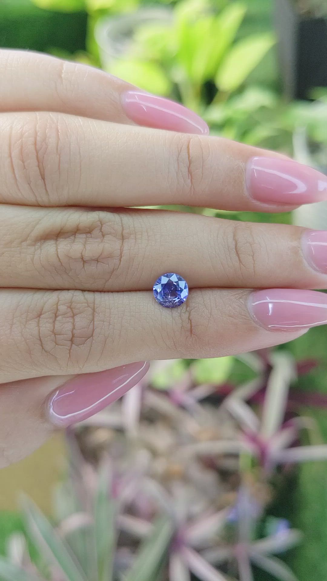 1.15 Ct. Blue Sapphire from Ceylon (Sri Lanka) Size Video