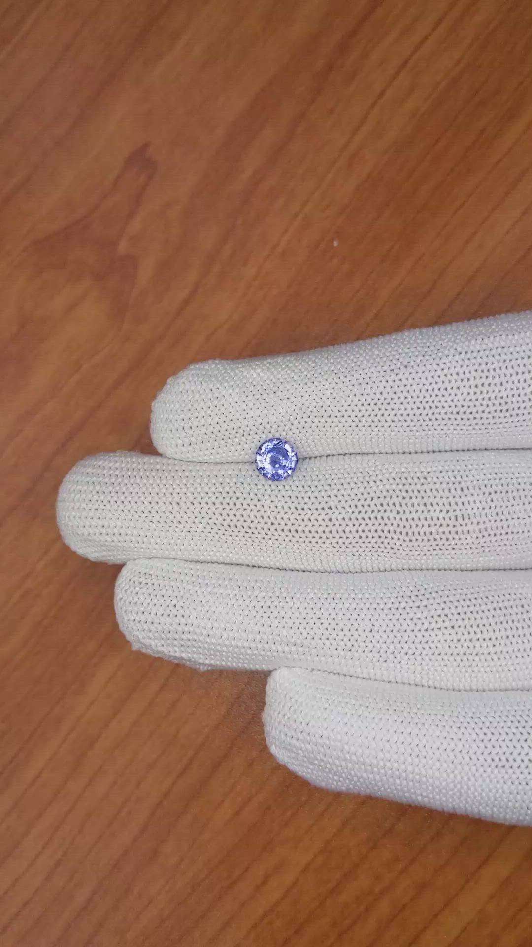 1.08 Ct. Blue Sapphire from Ceylon (Sri Lanka) Size Video