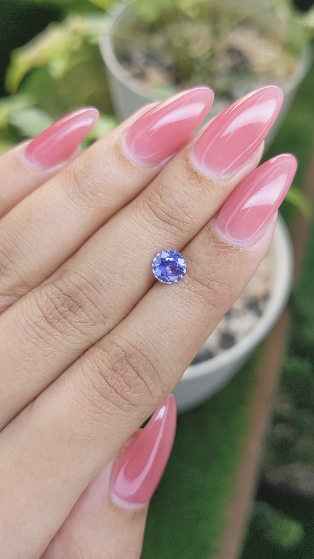 1.08 Ct. Blue Sapphire from Ceylon (Sri Lanka) Size Video