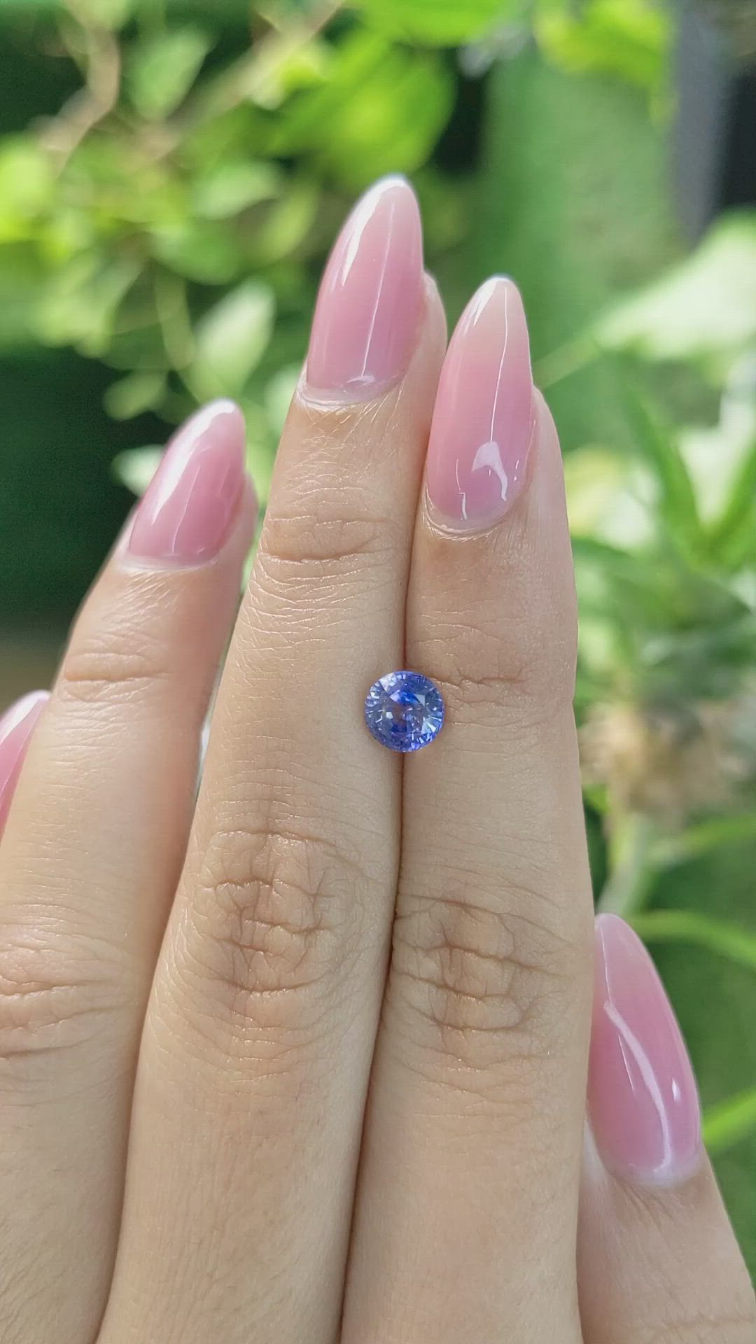 1.36 Ct. Blue Sapphire from Ceylon (Sri Lanka) Size Video