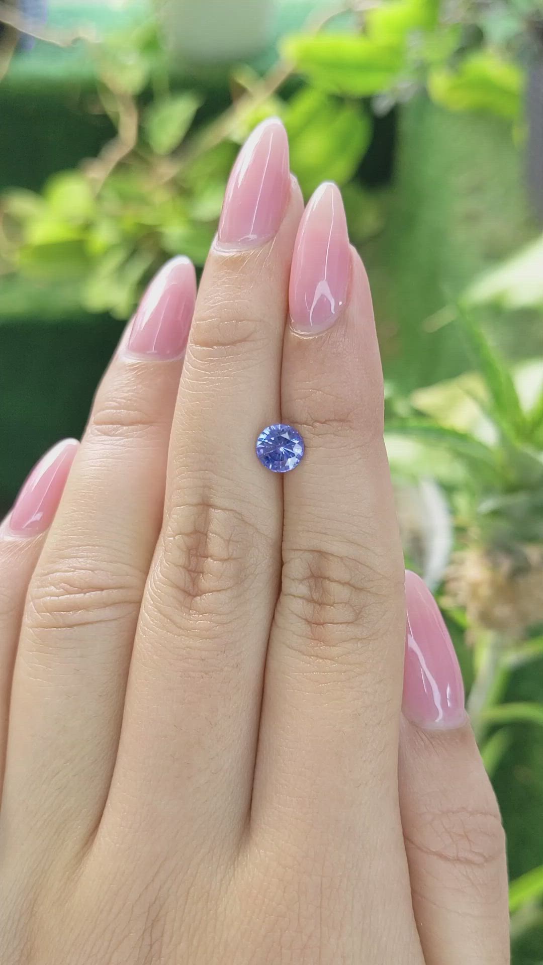 1.12 Ct. Blue Sapphire from Ceylon (Sri Lanka) Size Video