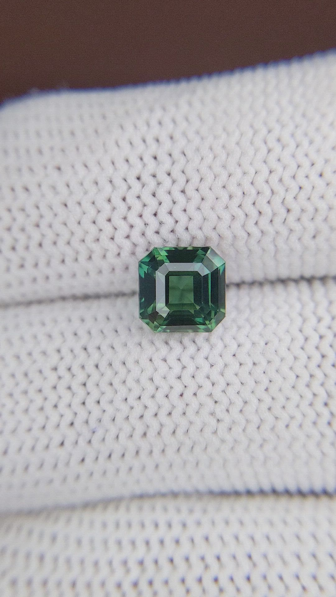2.55 Ct. Green Sapphire from Tanzania Size Video