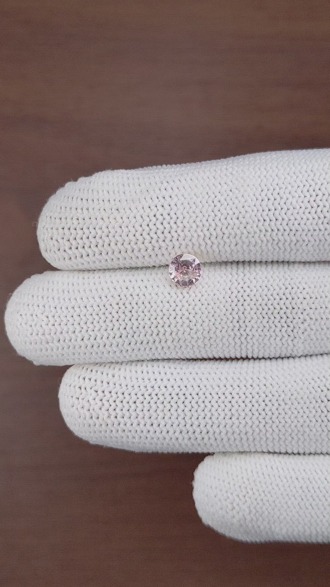 1.03 Ct. Pink Sapphire from Madagascar Size Video