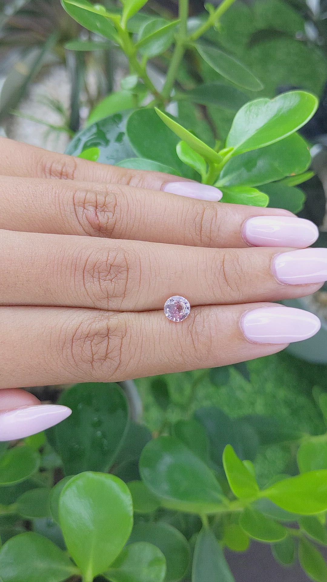 1.03 Ct. Pink Sapphire from Madagascar Size Video