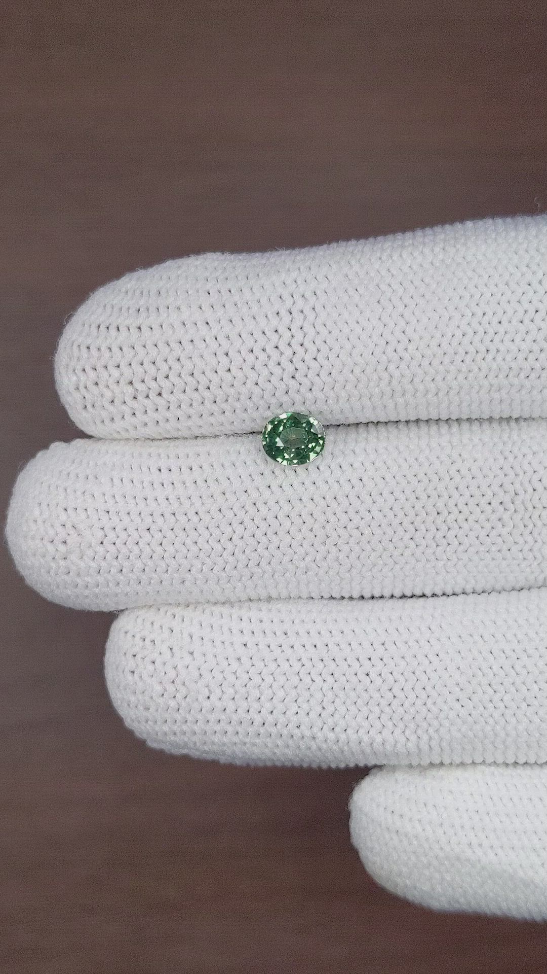 1.00 Ct. Bluish Green Sapphire from Madagascar Size Video