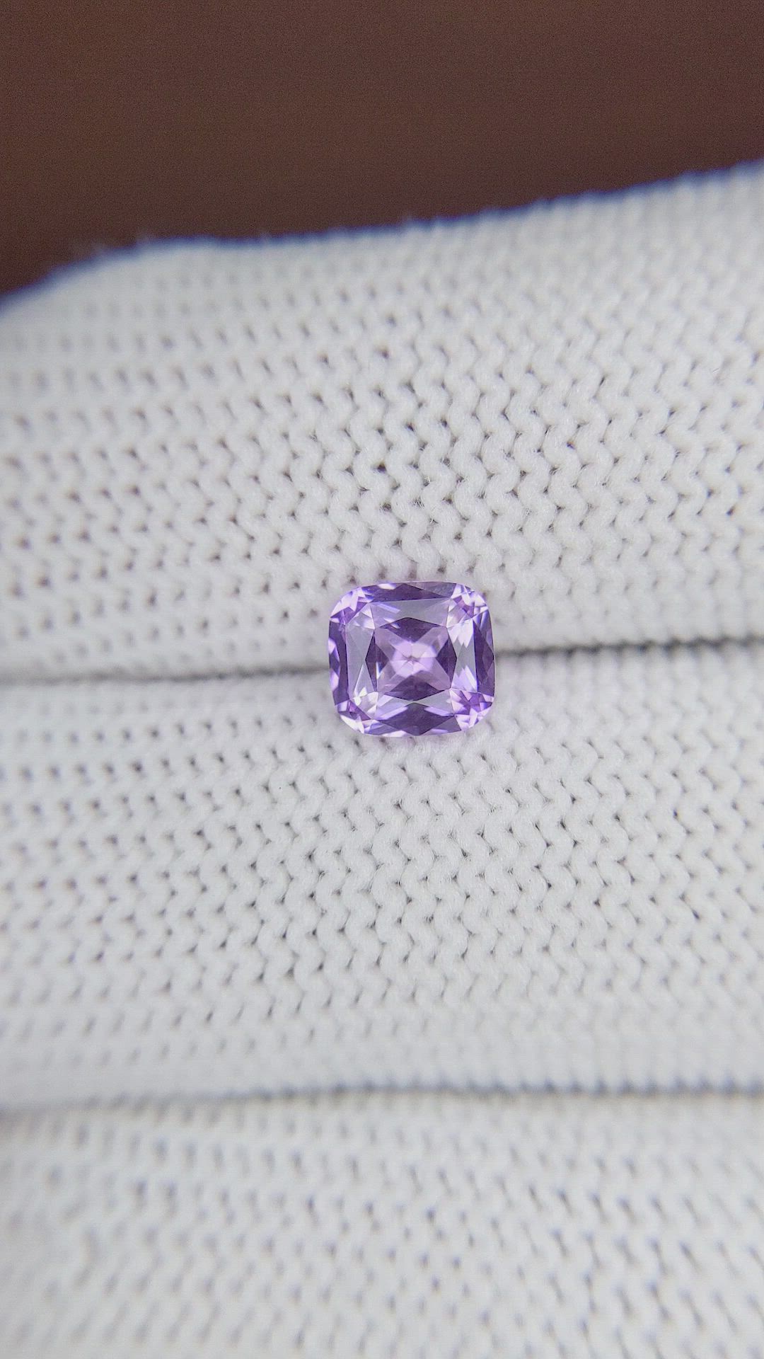 1.20 Ct. Purple Sapphire from Madagascar Size Video
