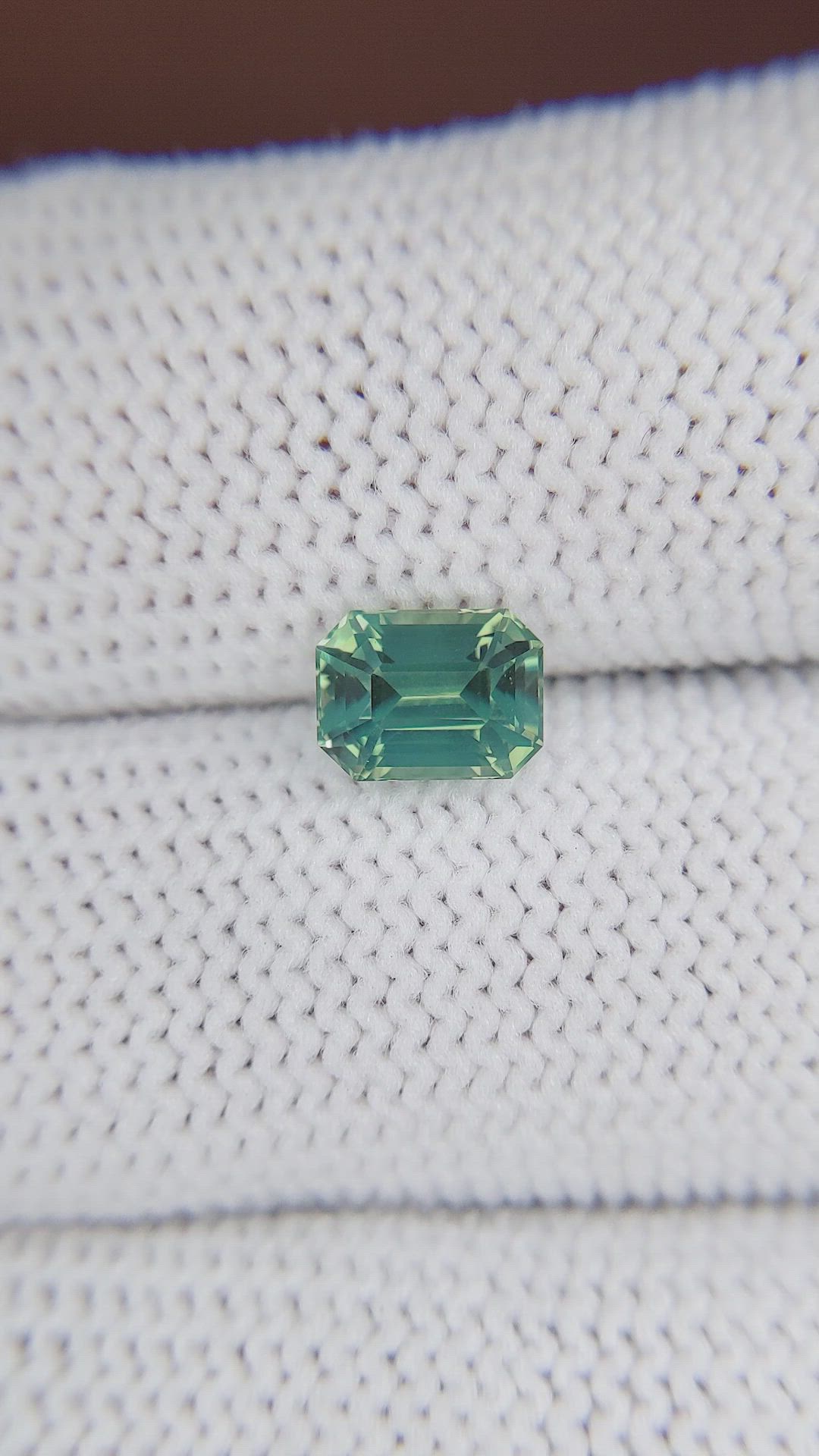 1.66 Ct. Bluish Green Sapphire from Tanzania Size Video