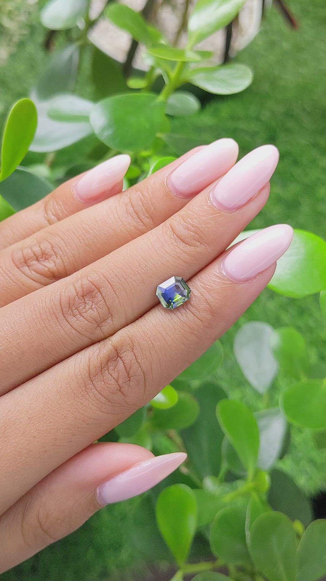 1.49 Ct. Bi Color Sapphire from Madagascar Size Video