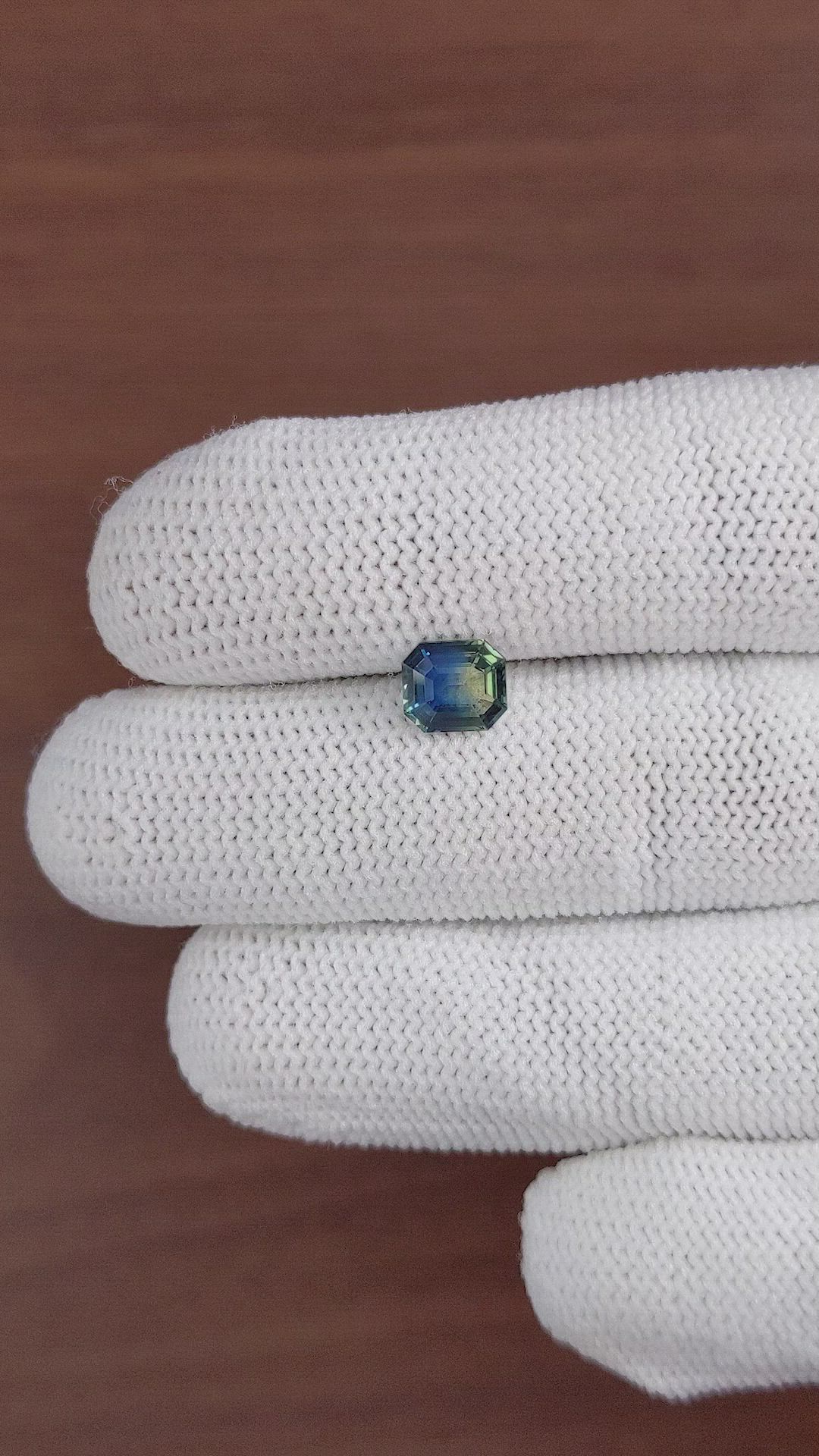 1.49 Ct. Bi Color Sapphire from Madagascar Size Video