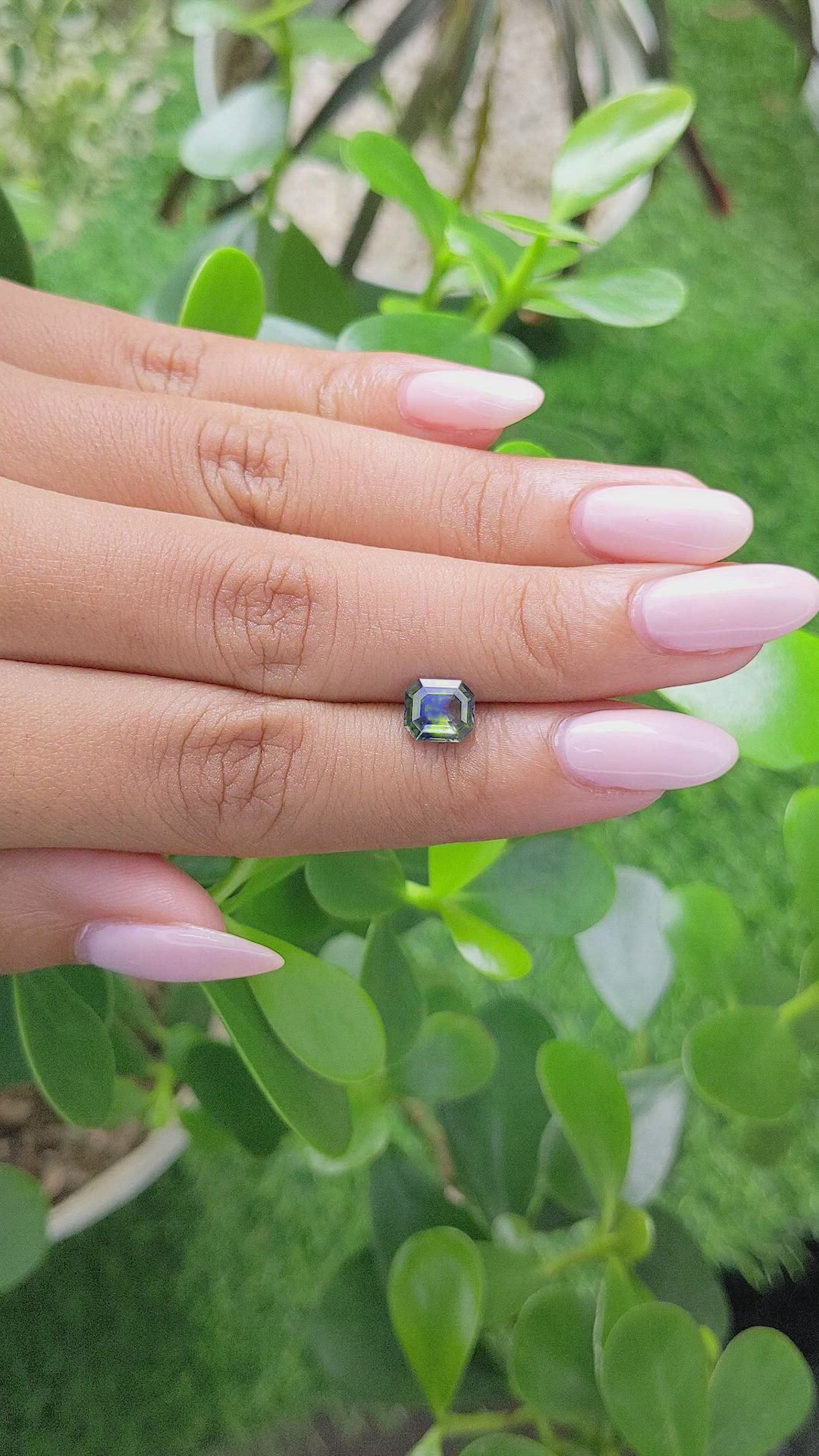 1.49 Ct. Bi Color Sapphire from Madagascar Size Video