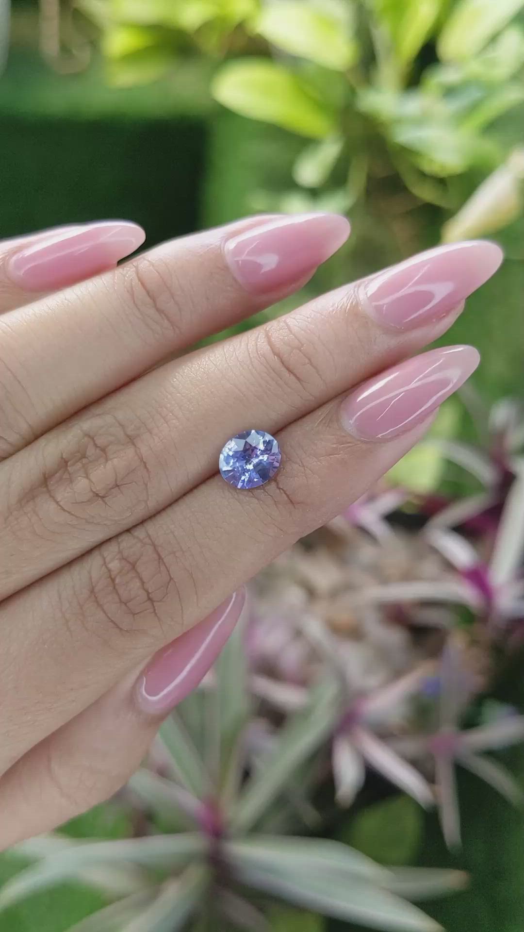 1.39 Ct. Blue Sapphire from Ceylon (Sri Lanka) Size Video