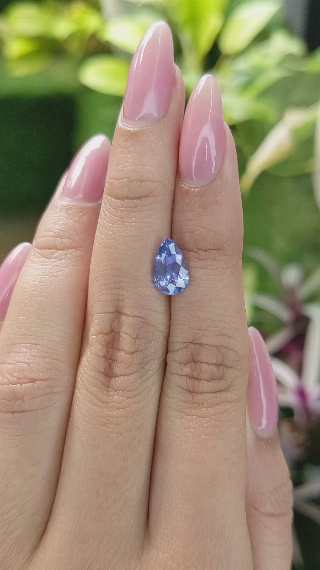 2.02 Ct. Blue Sapphire from Ceylon (Sri Lanka) Size Video