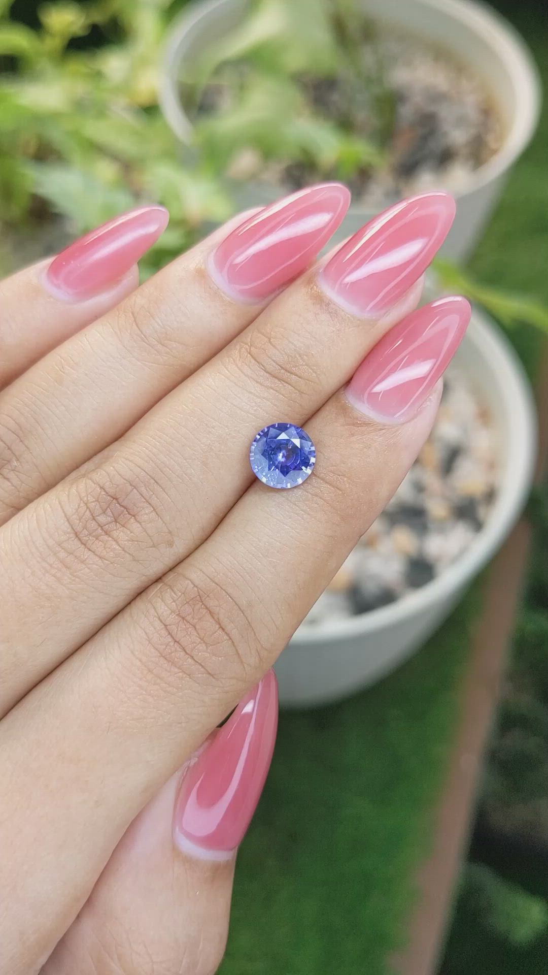 1.90 Ct. Blue Sapphire from Ceylon (Sri Lanka) Size Video